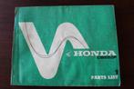Honda CB550F 1975 parts list CB 550 four, Motoren, Handleidingen en Instructieboekjes, Honda