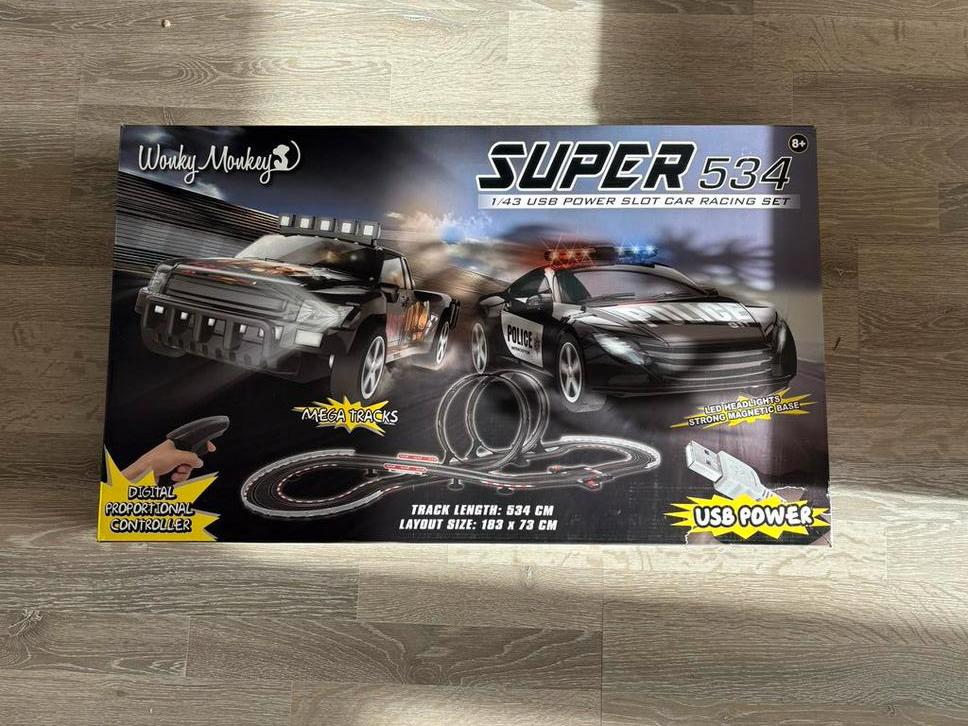 Racebaan - Super 534, Kinderen en Baby's, Speelgoed | Racebanen, Overige merken, Racebaan, Ophalen of Verzenden, Zo goed als nieuw