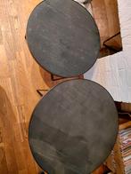 Salontafel 2 stuks, Ophalen, 50 tot 100 cm, Zo goed als nieuw, Metaal