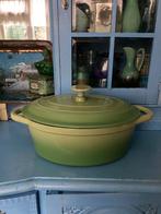 Groene gietijzeren braadpan van Ernesto, Ophalen of Verzenden, Gebruikt, Gietijzer, Koekenpan of Braadpan