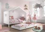 Amori huisbed (dicht) - 90x200 - Wit, Kinderen en Baby's, Kinderkamer | Bedden