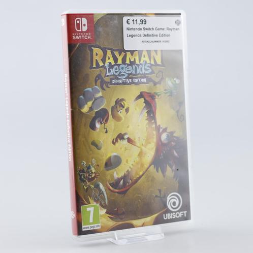 Nintendo Switch Game: Rayman Legends Definitive Edition, Spelcomputers en Games, Spelcomputers | Nintendo Switch, Zo goed als nieuw