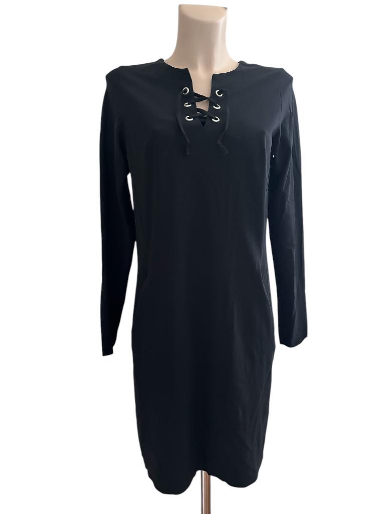 Japan TKY jurk S, Kleding | Dames, Zwart, Ophalen of Verzenden, Zo goed als nieuw, Onder de knie