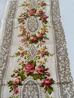 Retro Katoenen Stof met Bloemen, Ophalen of Verzenden, Minder dan 10 m², Rood