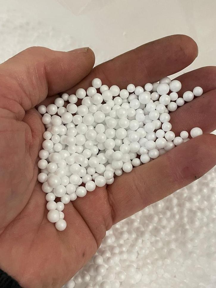 Piepschuim Bolletjes - 80 Liter, Huis en Inrichting, Zitzakken, Nieuw, Zitzak, Wit, Ophalen of Verzenden