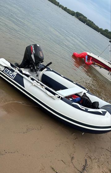 Rubberboot MACH met Suzuki 15pk Motor beschikbaar voor biedingen