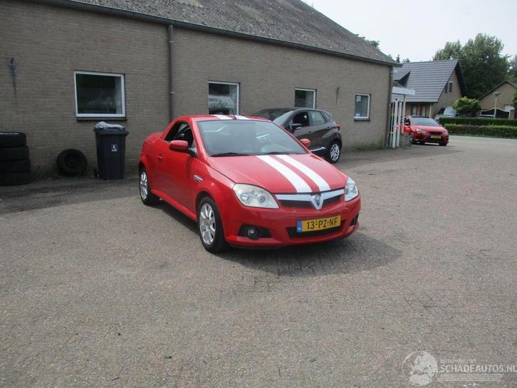 Opel Tigra 1.4-16V Cosmo NAP (bj 2005), Auto diversen, Schadeauto's, Opel, Handgeschakeld, Benzine, Cabriolet, Rood