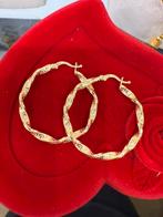 Prachtige 14 karaats gouden wokkel oorbellen, Sieraden, Tassen en Uiterlijk, Oorbellen, Ophalen of Verzenden, Nieuw, Goud