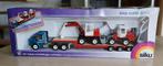 Siku 3911 Scania 143 H met dieplader en graafmachines, Hobby en Vrije tijd, Ophalen, Zo goed als nieuw, Bus of Vrachtwagen, SIKU