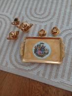 Limoges goud koffie serviesje, Antiek en Kunst, Ophalen of Verzenden