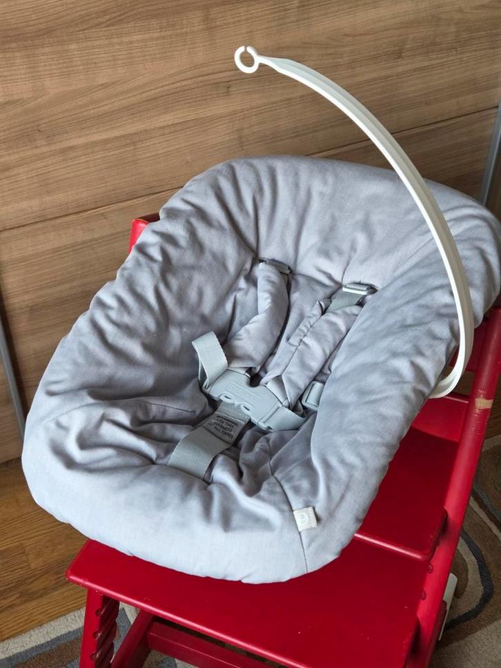 Stokke Tripp Trapp Newborn Set - Zeer goede staat!, Kinderen en Baby's, Kinderstoelen, Gebruikt, Meegroeistoel, Gordel(s), Stoelverkleiner