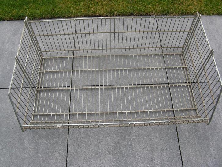 Draadmanden stapelmand magazijn winkelmand 95 x 58 x 35 cm, Doe-het-zelf en Verbouw, Kratten en Dozen, Gebruikt, Krat, Minder dan 50 cm