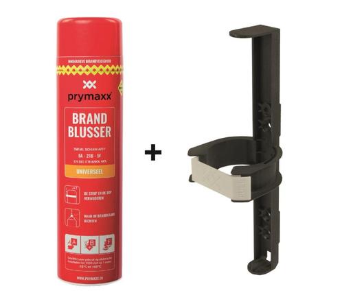 Prymaxx universele spray brandblusser + houder, Huis en Inrichting, Brandblussers en Brandkasten, Nieuw, Brandblusser, Ophalen of Verzenden