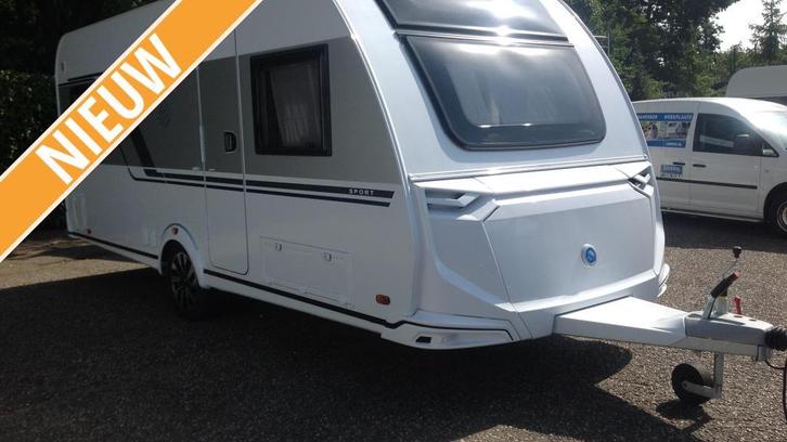 Knaus Sport 500 UF Speciaal inkoopvoordeel, Caravans en Kamperen, Caravans, tot en met 4, Rondzit, Knaus, Frans bed, Overige typen