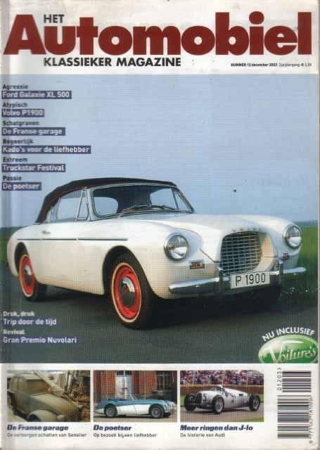 Automobiel 12 2003 : Jaguar XJ12 - Ford Galaxie XL500, Ophalen of Verzenden, Gelezen, Algemeen