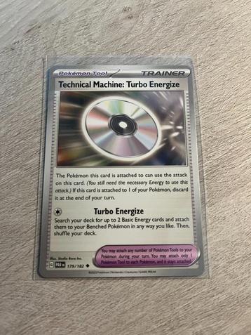 TM: Turbo Energize 179/182 Paradox Rift - Pokémon Kaart beschikbaar voor biedingen