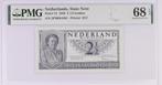 UNC biljet 2,5 gulden Juliana, 1949 | PMG 68 EPQ, Ophalen of Verzenden