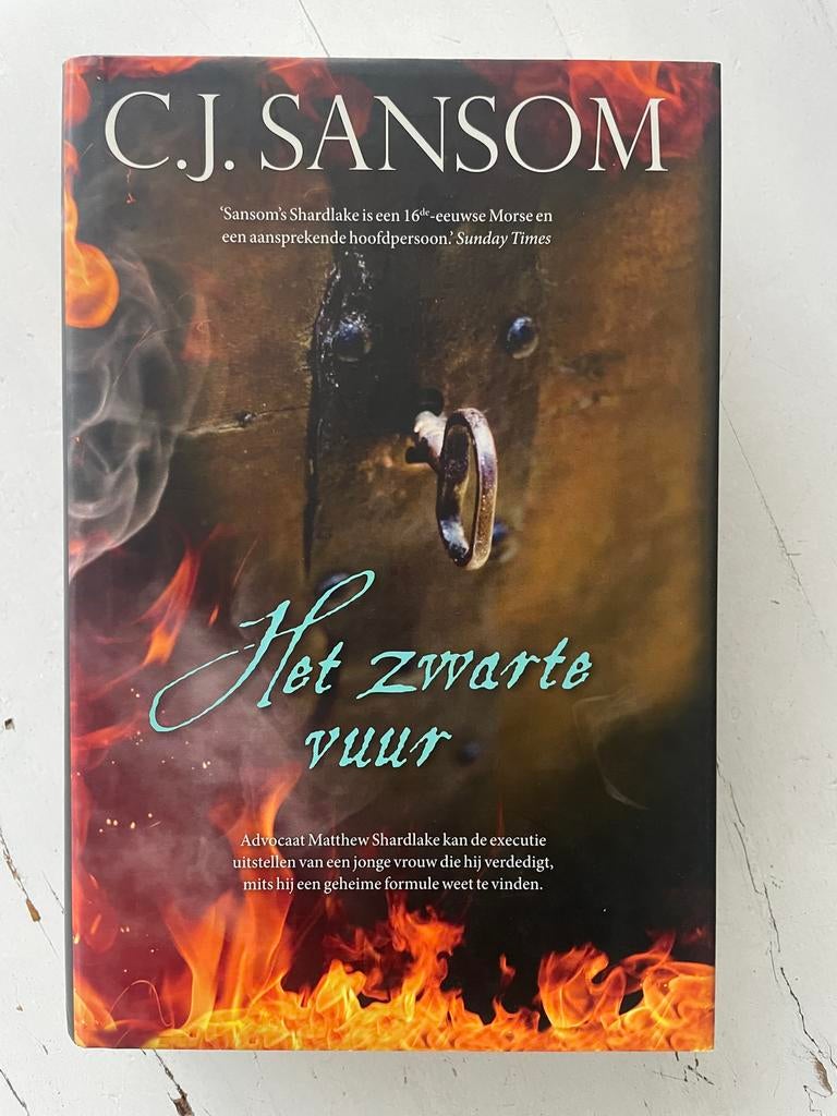 Het zwarte vuur - C.J. Sansom, Boeken, Ophalen, Zo goed als nieuw, Nederland