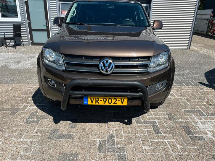 VW Amarok 2.0TDI  132KW 4MOTION DC AUT HIGLINE BJ2015, Auto's, Bestelauto's, Bedrijf, ABS, Airbags, Airconditioning, Bochtverlichting