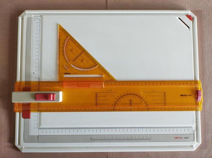 Rotring tekenbord A3 formaat. In prima staat, Doe-het-zelf en Verbouw, Tekentafels, Gebruikt, Minder dan 130 cm, Ophalen of Verzenden