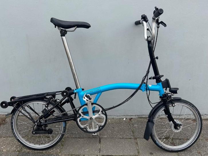 Z.g.a.n. BROMPTON 6-speed, naafdynamo, met volledige beurt, Fietsen en Brommers, Fietsen | Vouwfietsen, Zo goed als nieuw, Brompton