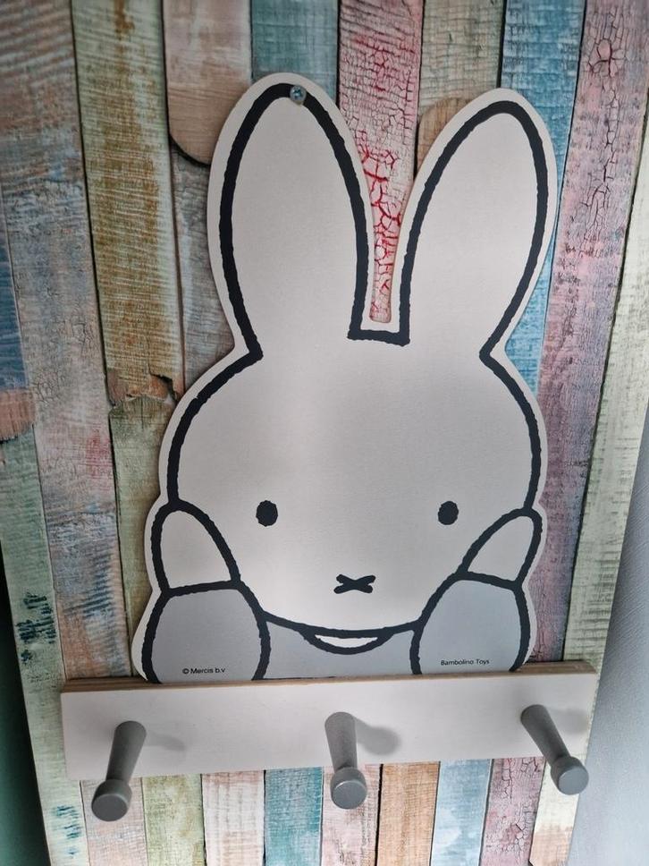 Nijntje Kapstokje - Kinderkamer Decoratie, Kinderen en Baby's, Kinderkamer | Inrichting en Decoratie, Gebruikt, Kapstokje, Ophalen of Verzenden