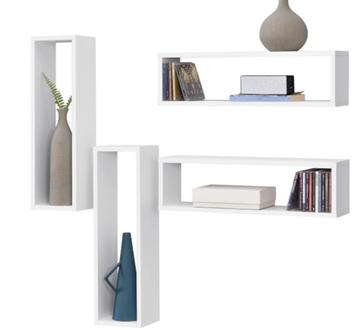 Wandplank Claudie - Set van 4 - 59x14,5x17 cm beschikbaar voor biedingen