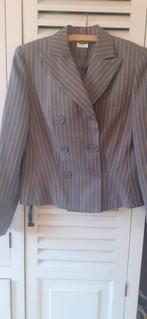 Vintage colbert, Kleding | Dames, Ophalen of Verzenden, Zo goed als nieuw, Grijs