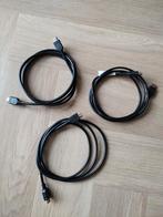 3 HDMI Kabels - voor pc of tv, Ophalen of Verzenden, Gebruikt, Minder dan 2 meter, HDMI-kabel