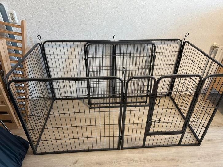 Puppyren, Dieren en Toebehoren, Hondenhokken, Gebruikt, 110 cm of meer, Ophalen