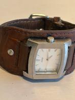 Guess horloge heren Roadblock bruin herenhorloge, Sieraden, Tassen en Uiterlijk, Horloges | Heren, Overige merken, Leer, Staal