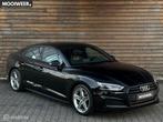 Audi A5 Sportback 35 TFSI Sport S-line edition, Gebruikt, 4 cilinders, Leder en Stof, Zwart