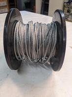 Staalkabel 4 mm, verzinkt en gevlochten 25 m¹, Ophalen of Verzenden, Nieuw