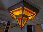 Plafond lamp, Ophalen, Gebruikt, Glas