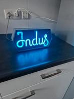 Indus neon lamp Oudje Vintage Horloge, Verzamelen, Merken en Reclamevoorwerpen, Ophalen of Verzenden, Gebruikt, Lichtbak of (neon) lamp