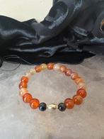 Carneool zonnesteen zwart beschermt powerful magie energie, Met edelsteen, Nieuw, Oranje, Ophalen of Verzenden