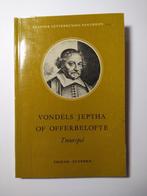 Vondels Jeptha of Offerbelofte, Treurspel, Verzenden, Gelezen, Vondel