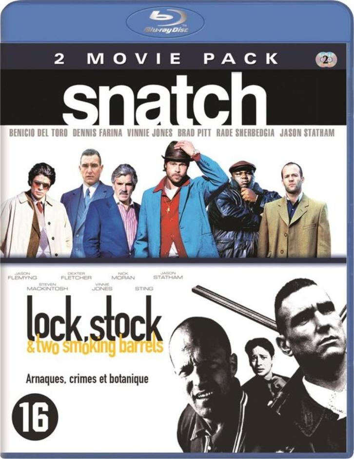 Snatch + Lock Stock - Guy Ritchie, Cd's en Dvd's, Blu-ray, Zo goed als nieuw, Actie, Verzenden