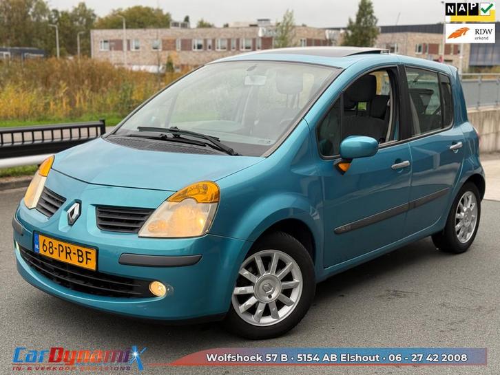 Renault Modus 1.4-16V Privilège Luxe | Panodak | Parkeersen, Auto's, Renault, Bedrijf, Te koop, Modus, ABS, Airbags, Airconditioning