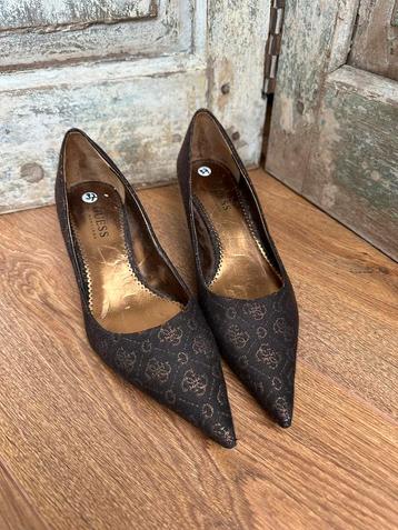 Guess Marciano bruine pump maat 37 nieuw beschikbaar voor biedingen