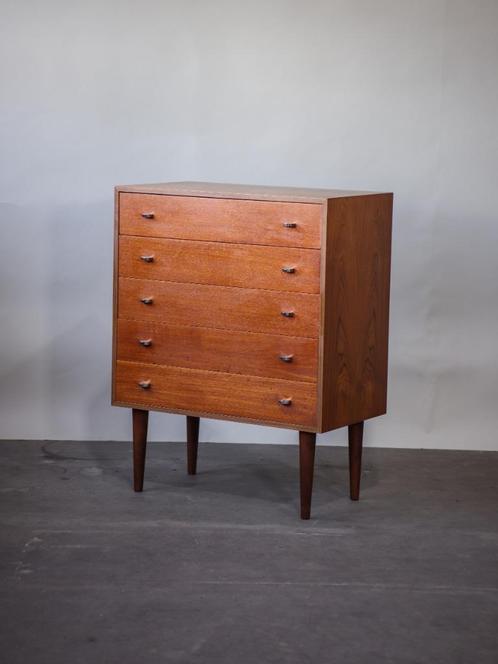 Ladekast vintage Deens Cardinal Møbler teak midcentury, Huis en Inrichting, Kasten | Ladekasten, Zo goed als nieuw, Minder dan 100 cm