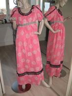Roze show jurk retro vintage uniek handgemaakt goede staat, Maat 38/40 (M), Ophalen of Verzenden, Zo goed als nieuw, Roze