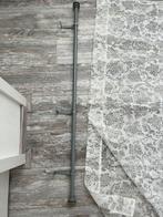 Roede uitschuifbaar met ophangsystem incl witte gordijnen., Ophalen of Verzenden, Zo goed als nieuw, 200 cm of meer