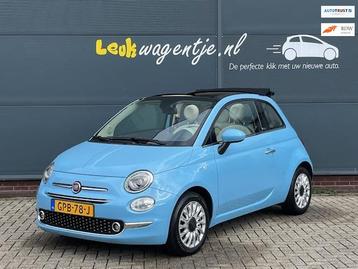 Fiat 500 C 0.9 TwinAir Lounge Cabrio *climate *parkeersensor beschikbaar voor biedingen