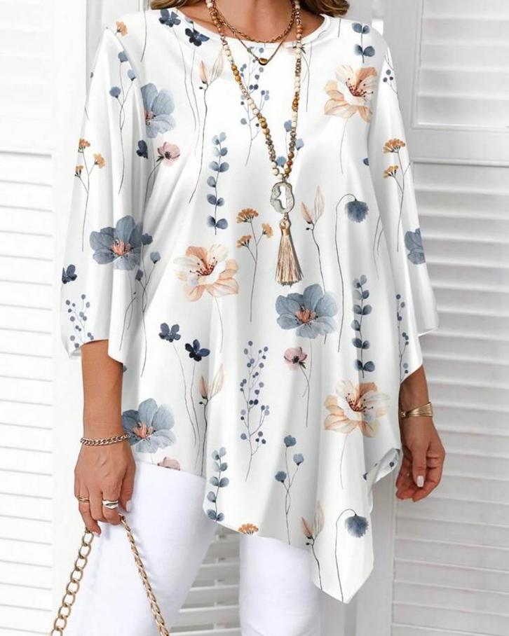 Top Sophia Wit (44-52), Kleding | Dames, Grote Maten, Nieuw, Shirt of Top, Wit, Verzenden