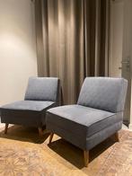 Fauteuil Lounge chair Laze M Grey 2 stuks, Ophalen, 75 tot 100 cm, Zo goed als nieuw, Stof