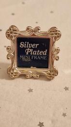 Zilveren Mini Fotolijstje, Ophalen of Verzenden, Gebruikt