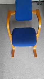2 Stokke Varier Actulum stoelen, Huis en Inrichting, Stoelen, Hout, Gebruikt, Twee, Blauw