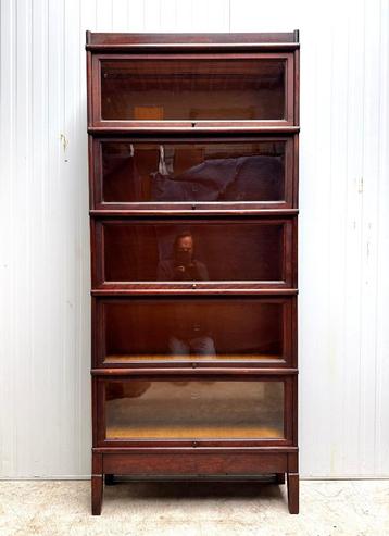 antieke BOEKENKAST VITRINEKAST uit 1910 van Macey VS beschikbaar voor biedingen
