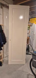 Smalle deur met kozijn (hardhout), Doe-het-zelf en Verbouw, Deuren en Horren, Ophalen, Gebruikt, Binnendeur, 200 tot 215 cm